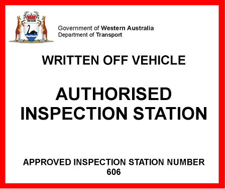 WOVR Inspection Centre sign